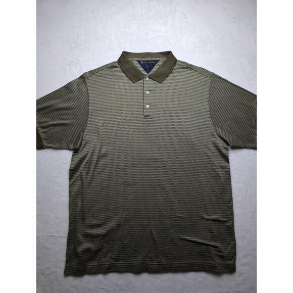 Henry Jacobson Mens Polo Shirt - Large Classic Pattern - Picture 3 of 8